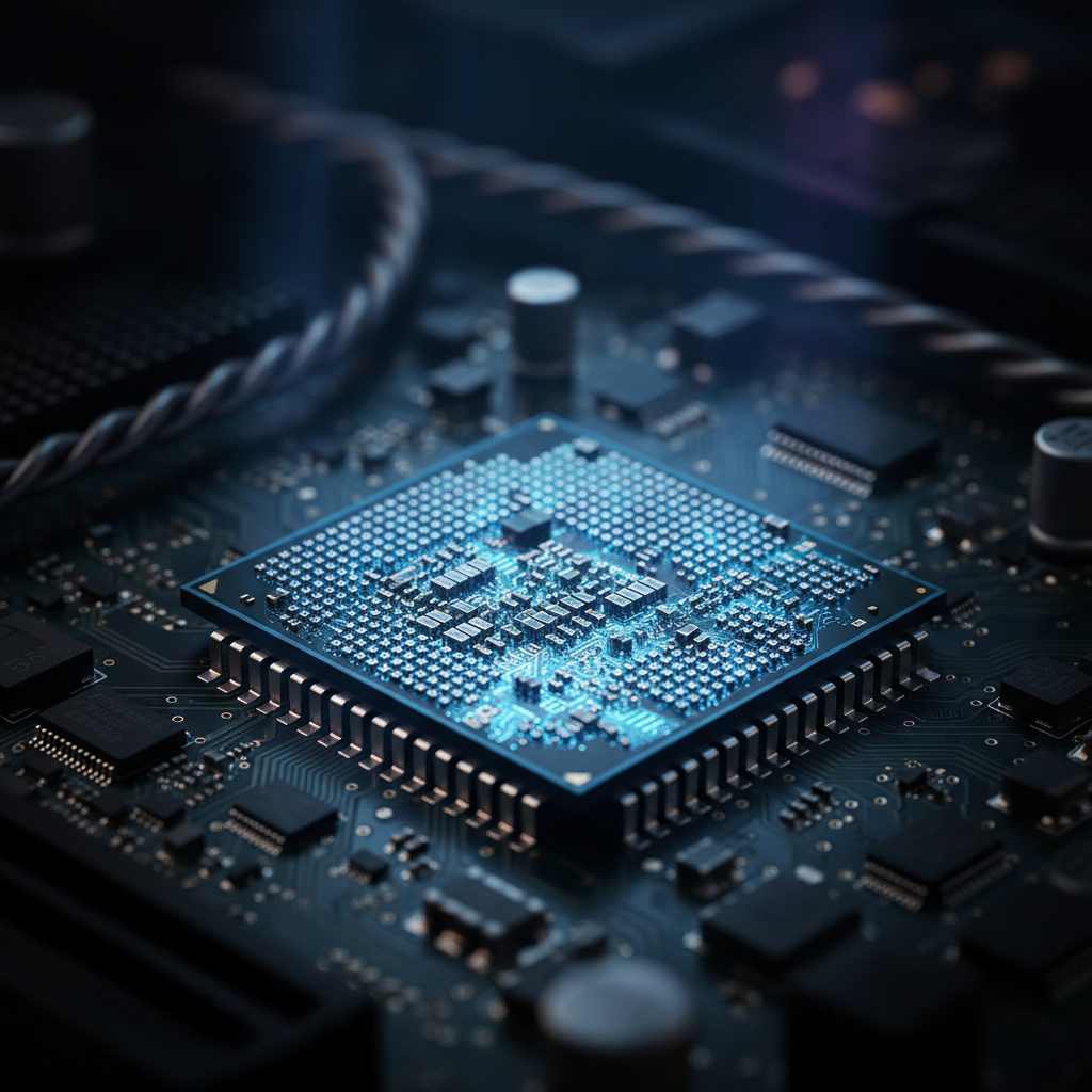 M4 chip closeup